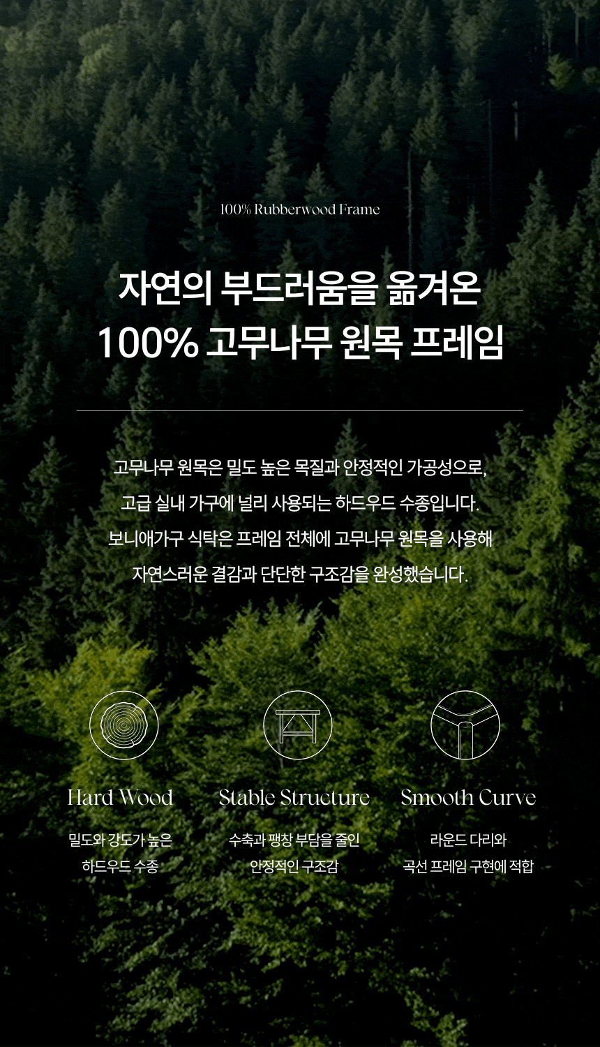 베스퍼 4인용 원목 포세린 세라믹 식탁세트 1400 상세 이미지 7